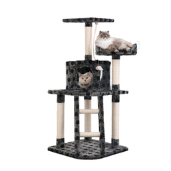 Stylish Cat Tree Tower with Scratching Posts - 120cm