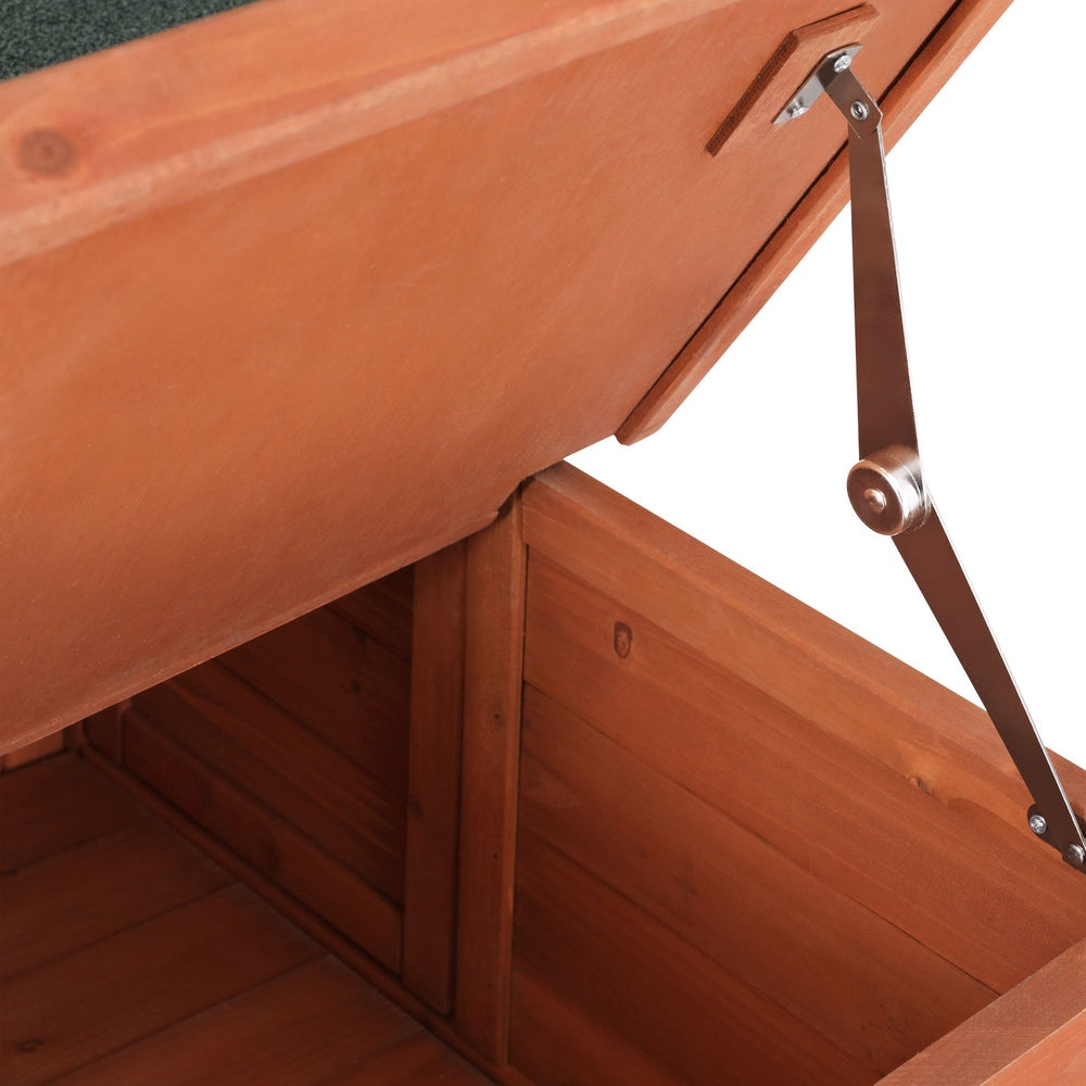 Outdoor Cat House & Rabbit Hutch - Wooden Shelter, Small Enclosure
