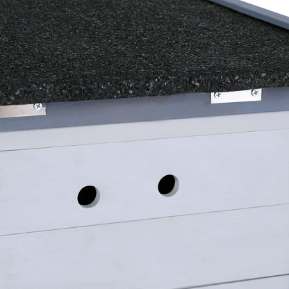 Outdoor Cat House & Rabbit Hutch - Wooden Shelter & Small Enclosure