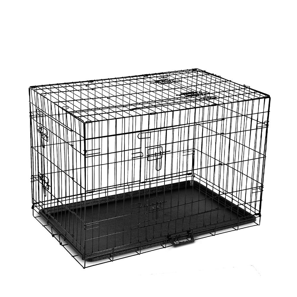 36" Dog Cage Crate Kennel 3 Doors