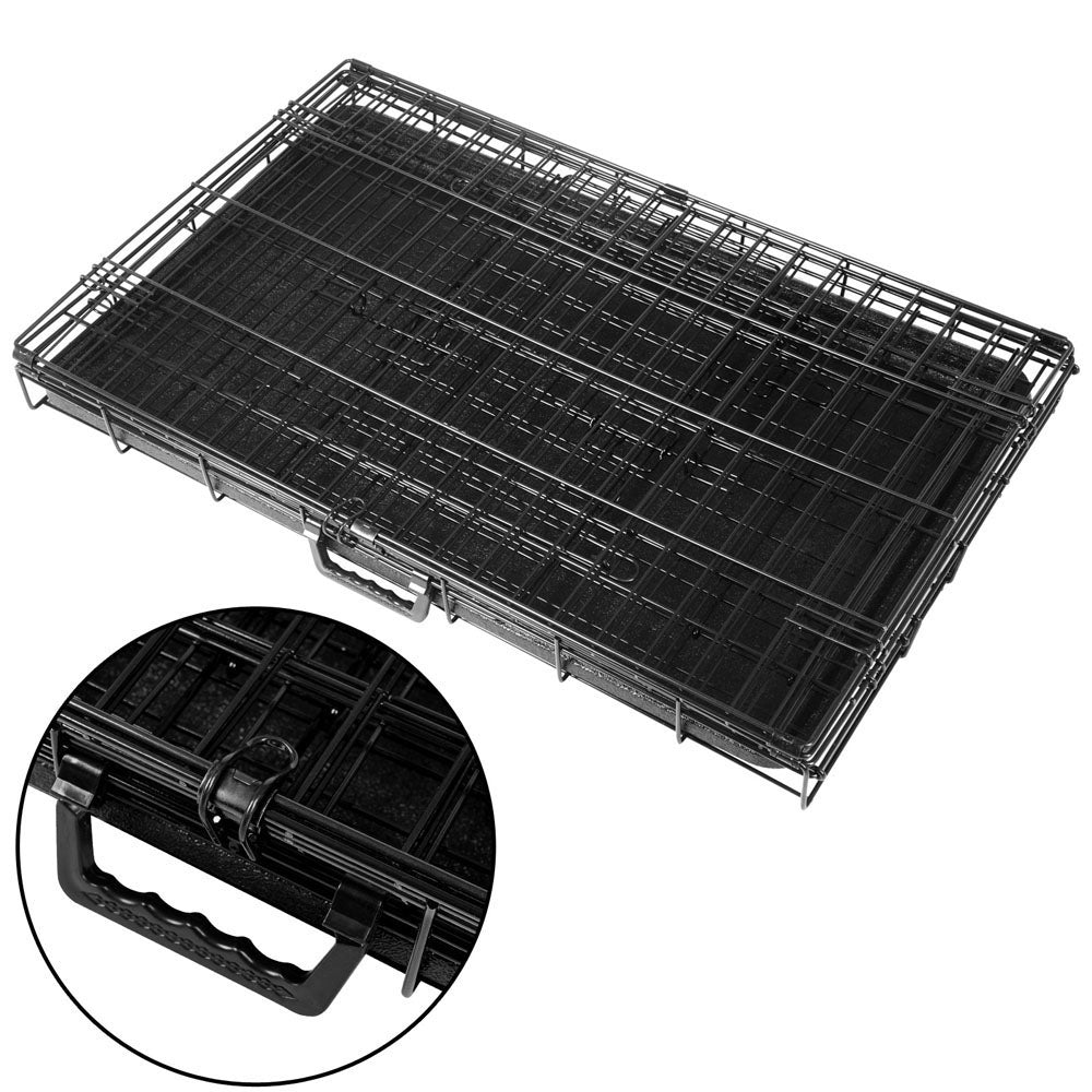 36" Dog Cage Crate Kennel 3 Doors