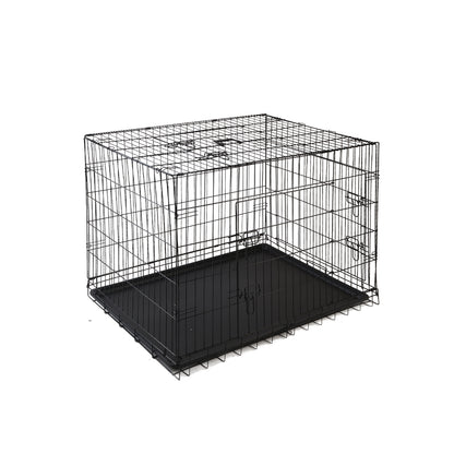 42" Dog Cage Crate Large Kennel 3 Doors