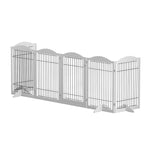 Dog Playpen Enclosure 6 Panel Pet Fence Wooden