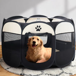 Dog Playpen Tent Pet Crate Fence 3Xl Enclosure