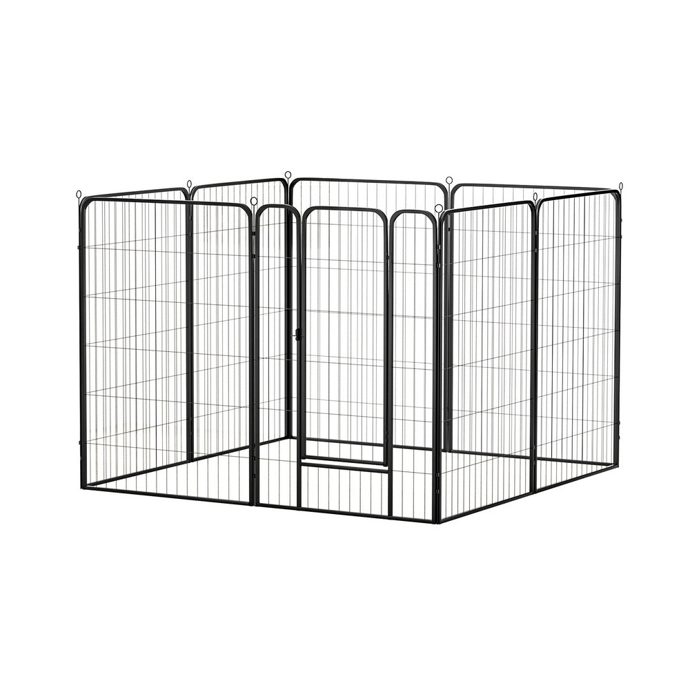 Pet Dog Playpen 48" Enclosure 8 Panel Cage Kennel Puppy Fence Play Pen