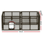 Dog Playpen Enclosure 6 Panel Pet Fence Plastic Play Pen