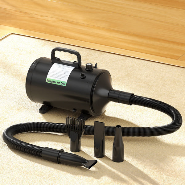  Pet Hair Dryer Dog Cat Grooming Speed Blower Hairdryer Heater Low Noise