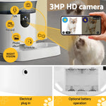 Automatic Pet Feeder Dog Cat Camera Wifi Smart Food Dispenser Timer