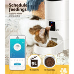 Automatic Pet Feeder 9L Wifi Auto Dog Cat Feeder Smart Food Timer