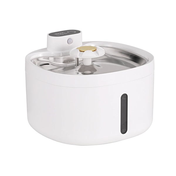  Pet Water Fountain Feeder Dispenser Filter Dog Cat Drinking Automatic 2.6L