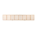 Alopet Wooden Pet Gate Dog Fence Stair Barrier 8 Panels Natural Safety