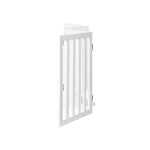 Wooden Pet Gate Dog Fence Safety Stair Barrier Security Door 4 Panels