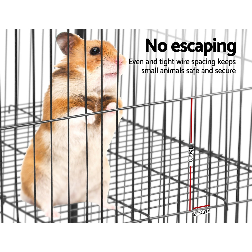 Rabbit Cage 142Cm Hutch 4 Level Bird Guinea Pig Ferret