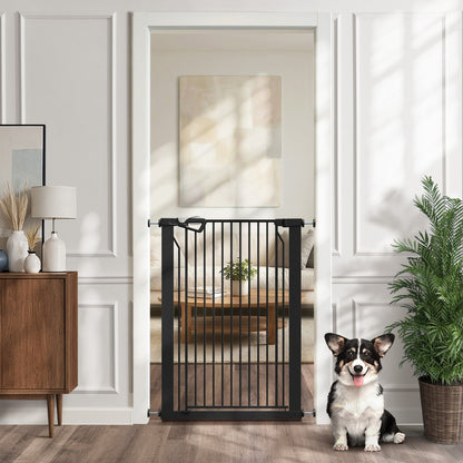 Retractable Pet Safety Gate 120cm Black | HomeAndLiving