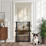 Retractable Pet Safety Gate 120cm Black | HomeAndLiving