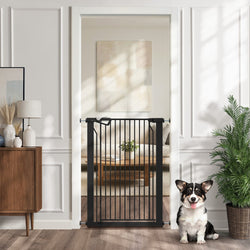 Retractable Pet Safety Gate 120cm Black | HomeAndLiving
