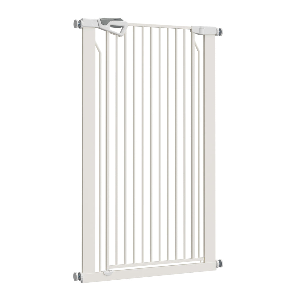 120cm Retractable Safety Gate Pet Fence Guard Door White