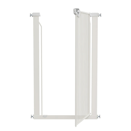 120cm Retractable Safety Gate Pet Fence Guard Door White