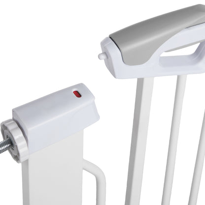 120cm Retractable Safety Gate Pet Fence Guard Door White