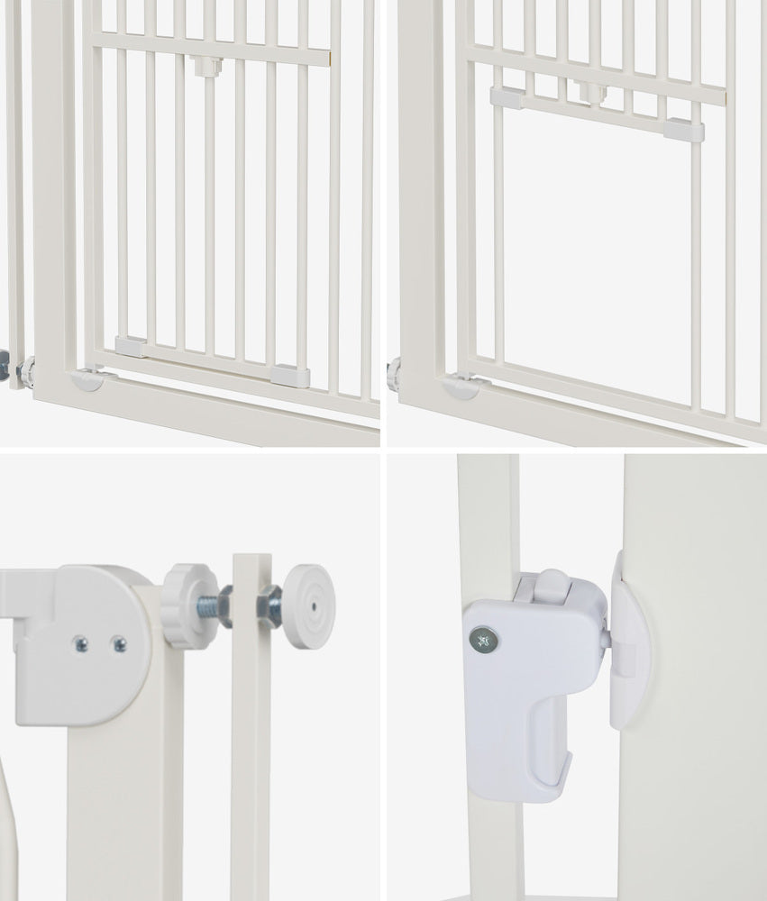 Retractable Pet Gate 143cm Walk-Through Door | HomeAndLiving