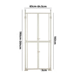 Extra Tall Retractable Pet Gate 190-264cm | HomeAndLiving