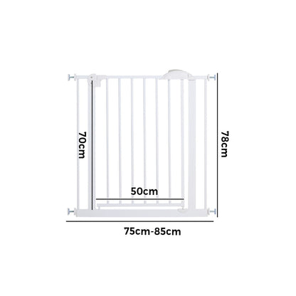 Retractable Pet Safety Gate 78cm Dog Cat | HomeAndLiving