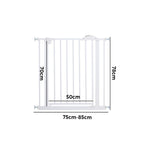 Retractable Pet Safety Gate 78cm Dog Cat | HomeAndLiving
