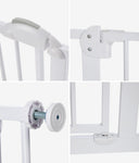 Retractable Pet Safety Gate 78cm Dog Cat | HomeAndLiving