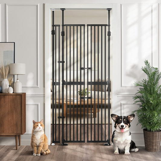 Retractable Pet Gate Extra Tall 190-264cm | HomeAndLiving
