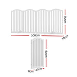 Dog Playpen Enclosure 4 Panel Pet Fence Wooden Play Pen