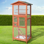 i.Pet Bird Cage Wooden Pet Cages Aviary Large Carrier Travel Canary Cockatoo Parrot XL