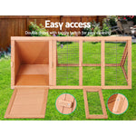 Large Rabbit Hutch 119X51X44Cm Chicken Coop With Run