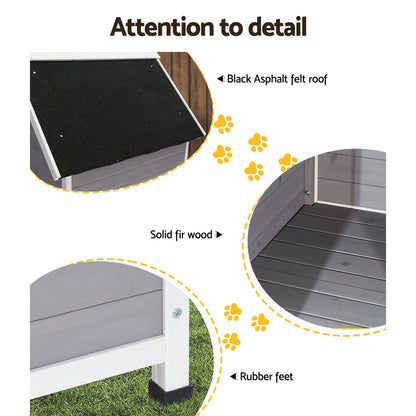 Large Dog Kennel Wooden Indoor/Outdoor Weatherproof House