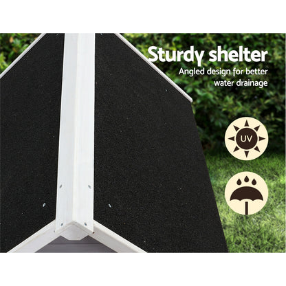Large Dog Kennel Wooden Indoor/Outdoor Weatherproof House