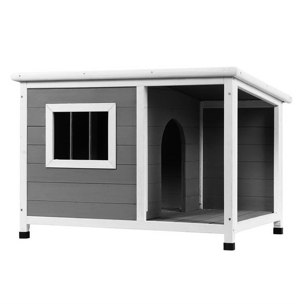  Dog Kennel House Large Wooden Outdoor Pet Kennels Indoor Puppy Cabin Log