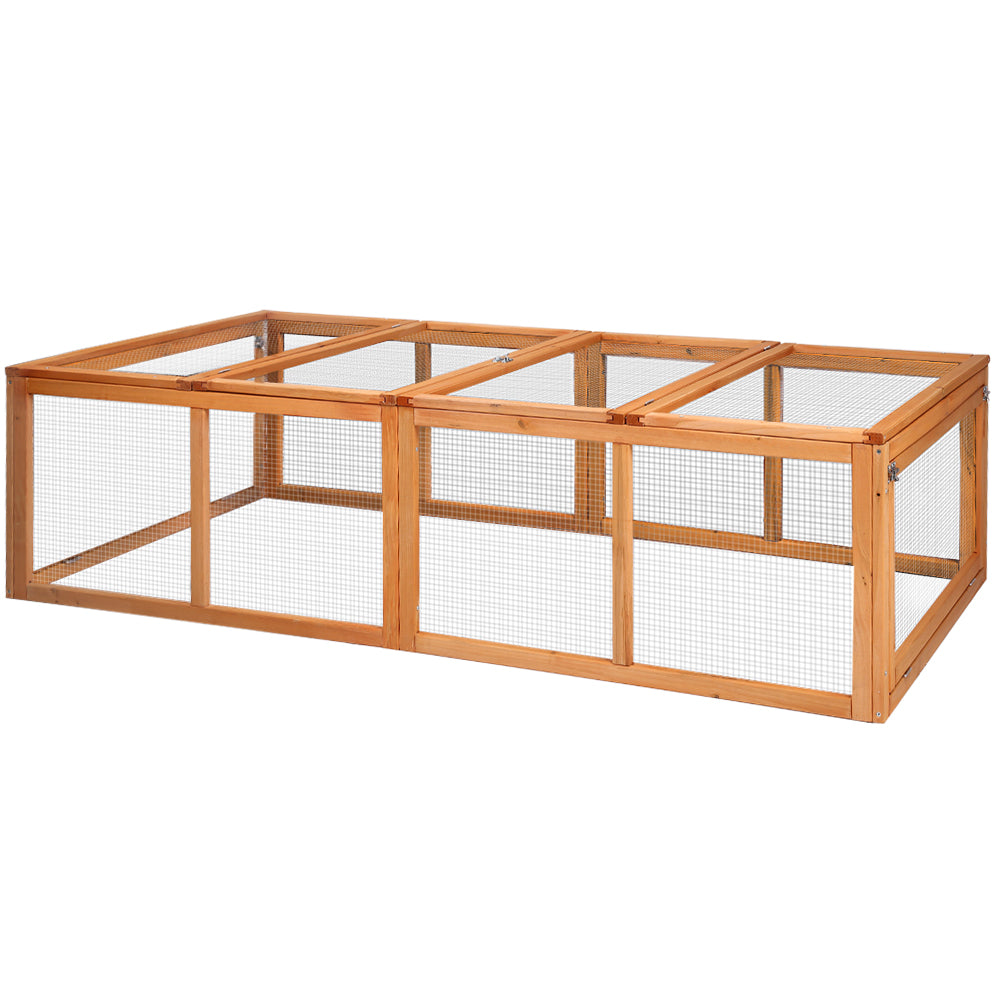Xl Chicken Coop Rabbit Hutch 180Cm Wooden House With Run