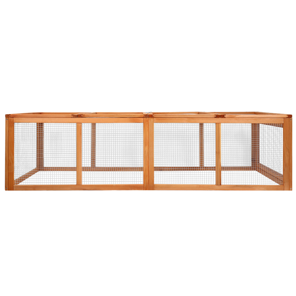Xl Chicken Coop Rabbit Hutch 180Cm Wooden House With Run