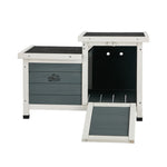 Outdoor Rabbit And Cat Hutch Wooden Coop House Enclosure