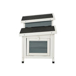 Outdoor Rabbit And Cat Hutch Wooden Coop House Enclosure
