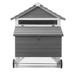 Versatile Chicken Coop and Rabbit Hutch Combo: Spacious Shelter for Pets