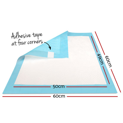 400Pcs Super Absorbent Blue Pet Training Pads 60X60Cm