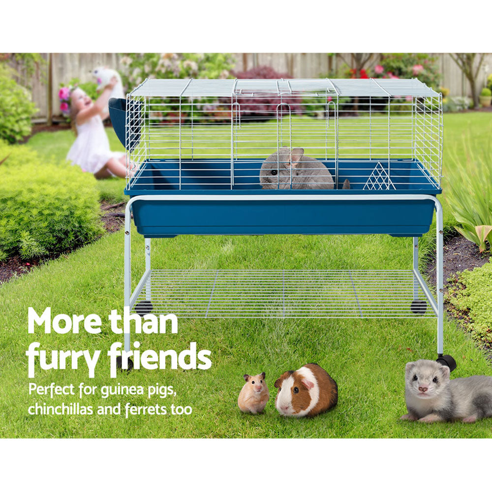 Rabbit Cage Hutch 106Cm Indoor Enclosure Carrier