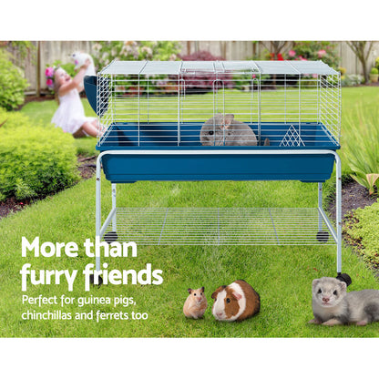 Rabbit Cage Hutch 106Cm Indoor Enclosure Carrier