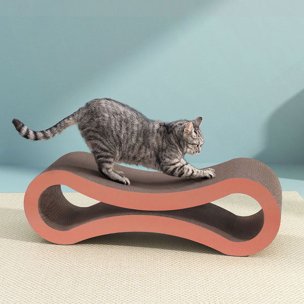  Cat Scratching Board Scratcher Cardboard Kitten Indoor Climbing Bed Catnip