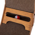 Cat Scratching Board Scratcher Cardboard Kitten Indoor Climbing Toy Catnip