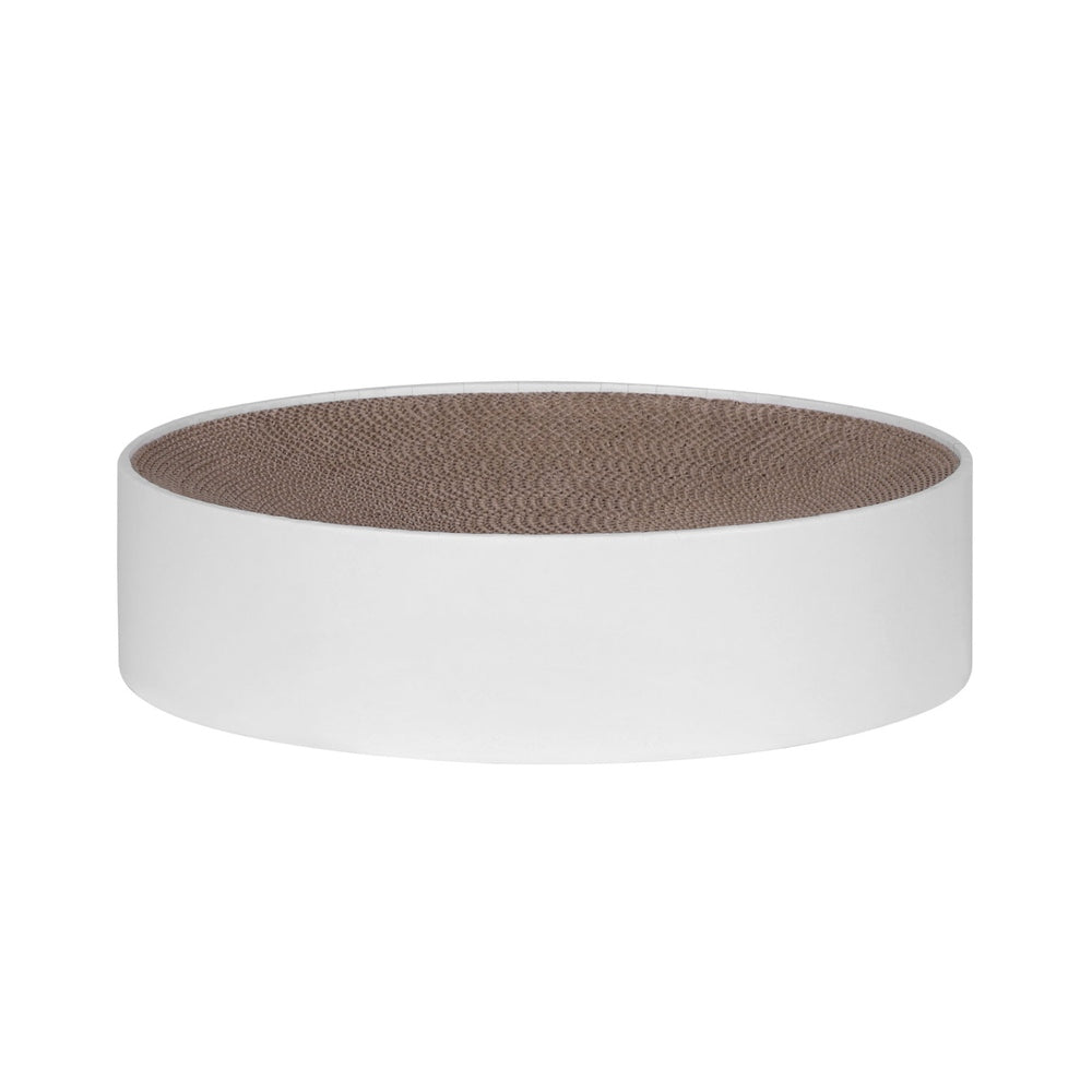 Cat Scratching Board Scratcher Cardboard Kitten Indoor Round Bed Catnip