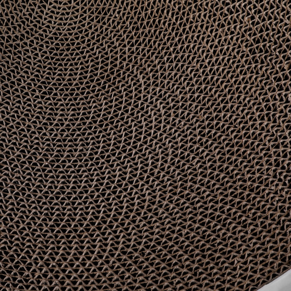 Cat Scratching Board Scratcher Cardboard Kitten Indoor Round Bed Catnip