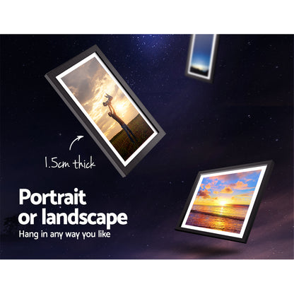 Photo Frames Art Holder 11Pcs 5X7" 6X8" 8X10" Black