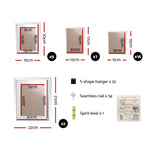 30 PCS Photo Frame Set Wall Hanging Collage Picture Frames Home Decor Gift White