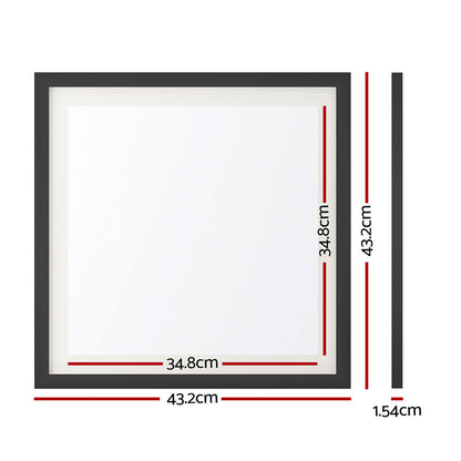 Photo Frame 2Pcs Set Black